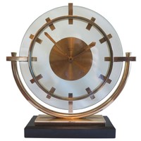 1930’s French Art Deco Eight Day Clock